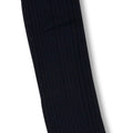 Plain Navy Ice Cotton Long Socks