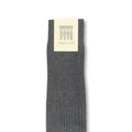 Plain Grey Ice Cotton Long Socks