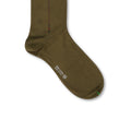 Plain Khaki and Navy/Red Clocked Scotland Thread Long Socks