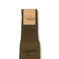 Plain Khaki and Navy/Red Clocked Scotland Thread Long Socks