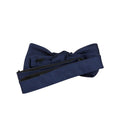 Silk Reps Ceremony Navy Bowtie