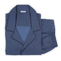 Pajamas - Patterned Cotton Shirt Long Sleeves Buttoned + Pants