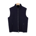 Navy Zipped Gilet — Beaver Lining