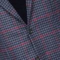 Blazer - Checkered Cashmere & Guanaco Argentina Unfinished Sleeves