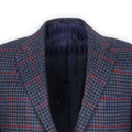 Blazer - Checkered Cashmere & Guanaco Argentina Unfinished Sleeves