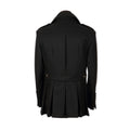 Plain Navy Cashmere Peacoat