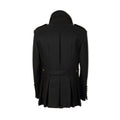 Plain Navy Cashmere Peacoat