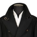 Plain Navy Cashmere Peacoat