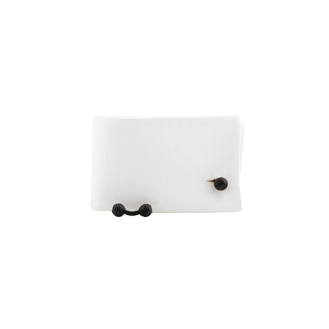 Black Bowls Coated Steel Cufflinks