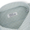Tricolour Checked Double Cuff Cotton Shirt