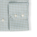 Tricolour Checked Double Cuff Cotton Shirt