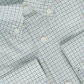Tricolour Checked Double Cuff Cotton Shirt