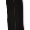 Plain Black and Grey/Red Clocked Scotland Thread Long Socks
