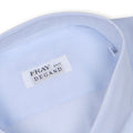 Plain Light Blue Double Cuff Shirt