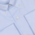 Plain Light Blue Double Cuff Shirt