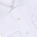 Plain White Double Cuff Shirt