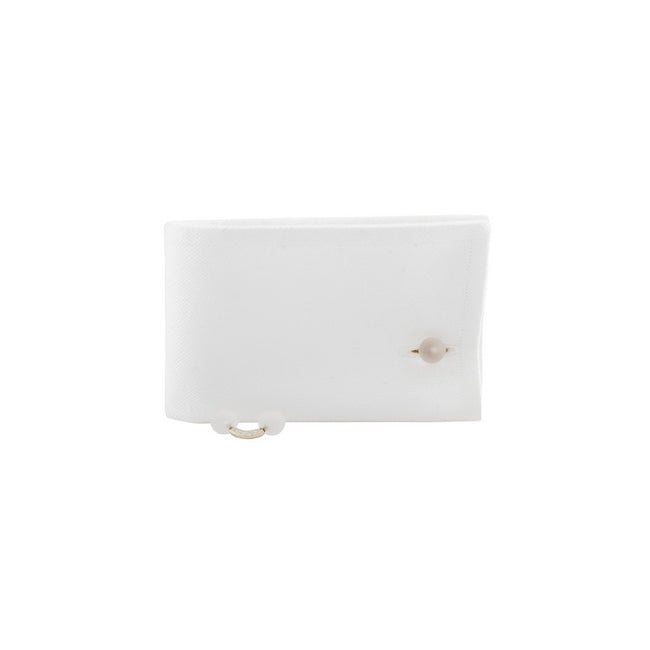 Rock Crystal Silver Cufflinks