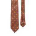 Tie - Patterned Silk Threefold
