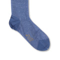 Dots Light Blue and White Long Socks