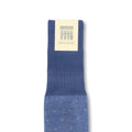Dots Light Blue and White Long Socks