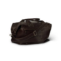 Chocolate Brown Leather Travel Bag : LIPARI