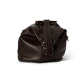 Chocolate Brown Leather Travel Bag : LIPARI