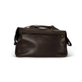 Chocolate Brown Leather Travel Bag : LIPARI