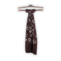 Scarf - Double Face Bandana Print Wool & Silk