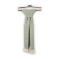 Scarf Bicolour Knitted Fringes Cashmere