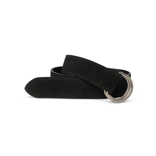 Belt Plain Colour Genuine Leather Suede