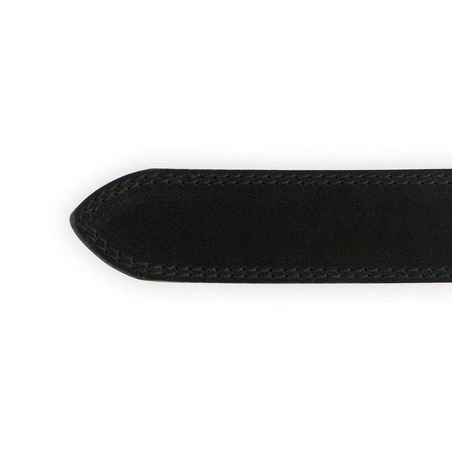 Belt Plain Colour Genuine Leather Suede