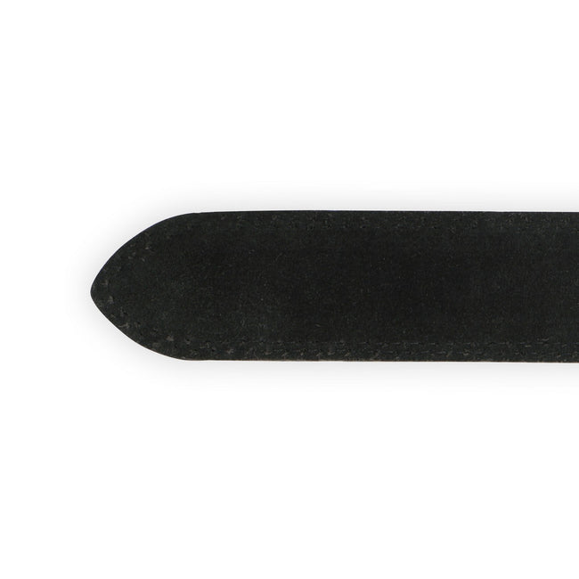 Belt Plain Colour Genuine Leather Suede