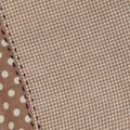 Scarf - Prince-Of-Wales & Dots With Tassels Wool