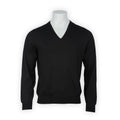 Pullover Plain Colour Geelong Lambswool V-Neck