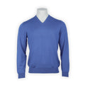 Pullover Plain Colour Geelong Lambswool V-Neck