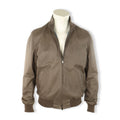 Mink Lambskin Leather Zipped Jacket