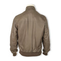 Mink Lambskin Leather Zipped Jacket