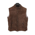 Waiscoat - Quilted Suede & Airstop Lining + Zipped