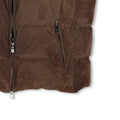 Waiscoat - Quilted Suede & Airstop Lining + Zipped