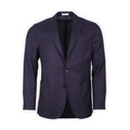 Blazer - Hopsack Dover Wool Unfinished Sleeves