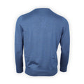Pullover Plain Colour Cashmere And Silk V-Neck