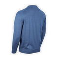 Pullover Plain Colour Cashmere And Silk V-Neck