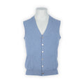 Cardigan - Wool & Cashmere V-Neck Sleeveless