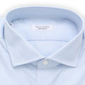 Shirt - Striped Cotton Single Cuff Italian Collar