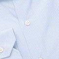 Shirt - Striped Cotton Single Cuff Italian Collar