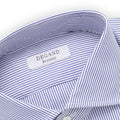Shirt - Striped Cotton Single Cuff Italian Collar