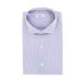 Striped White and Navy Shirt