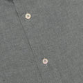 Shirt Chambray Checked With Red Embroideries Single Cuff Italian Collar