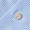 Sky blue check poplin shirt