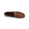 FERRARI Loafers in Brown Patent Antique Leather